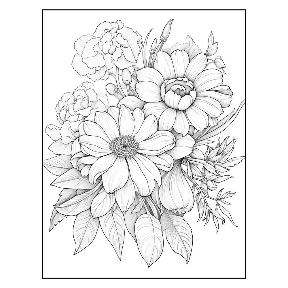 3 - Colorear FLORES - 09.webp