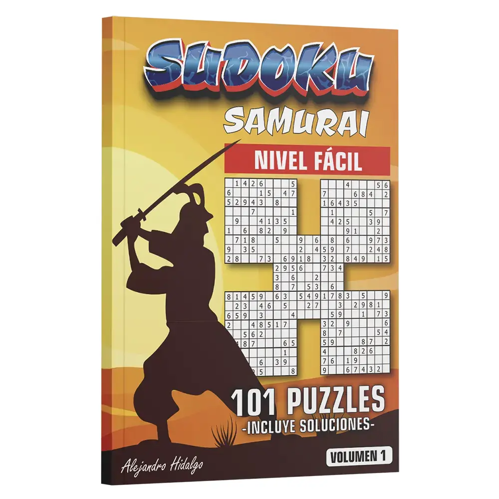 [B0BZFDJDVS] Sudoku Samurai | Fácil | Volumen 1