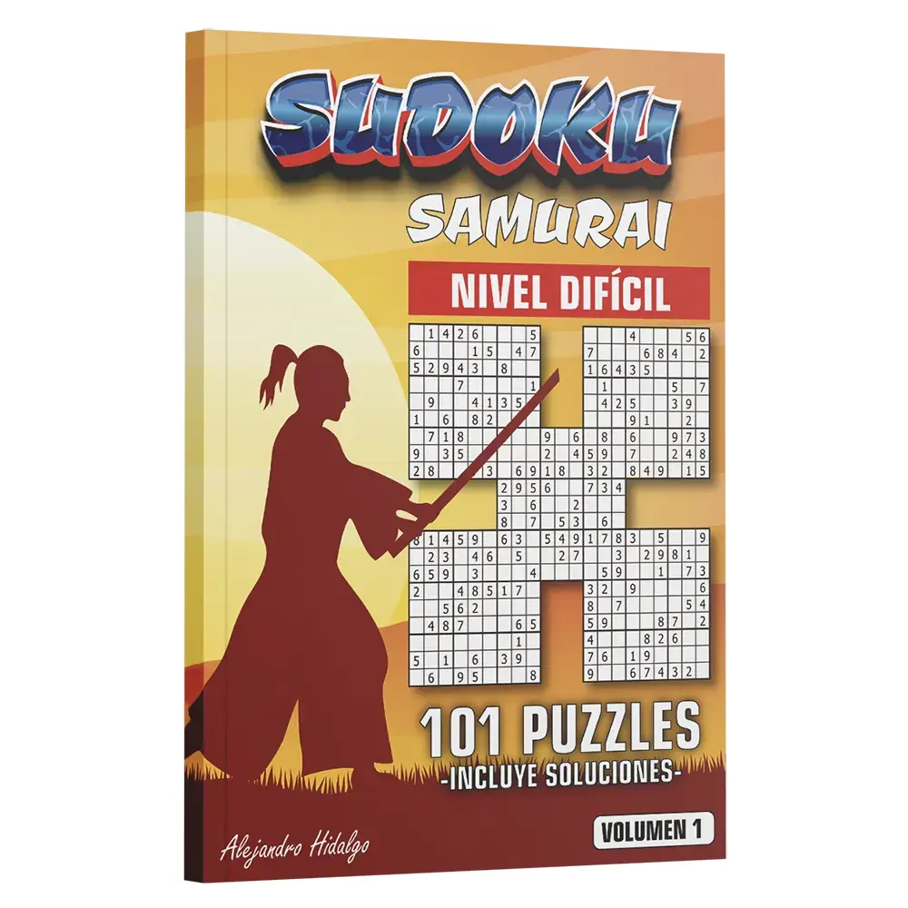[B0BZFPJTW5] Sudoku Samurai | Difícil | Volumen 1