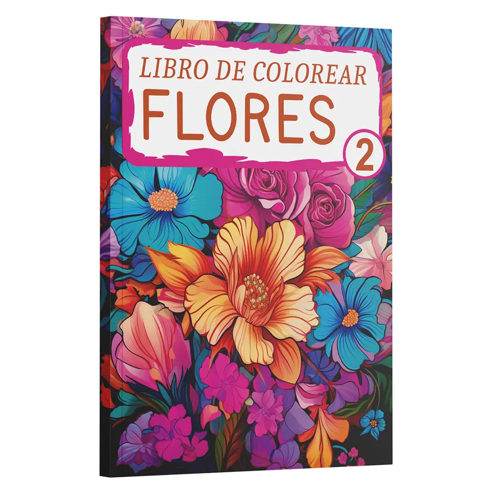 [B0CK3K99GM] Libro de Colorear Flores 2