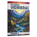 Colorear Vidrieras de Paisajes vol. 2