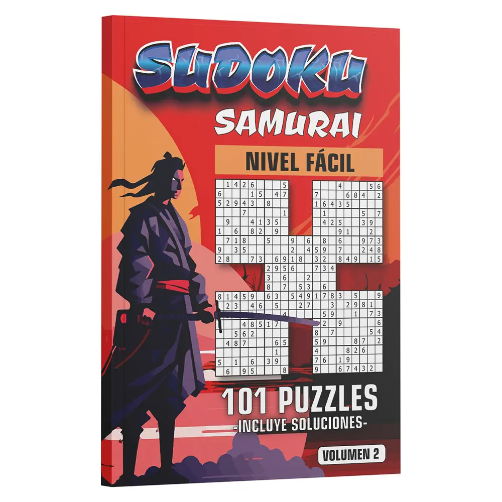 [B0DHHCPNQ3] Sudoku Samurai | Fácil | Volumen 2