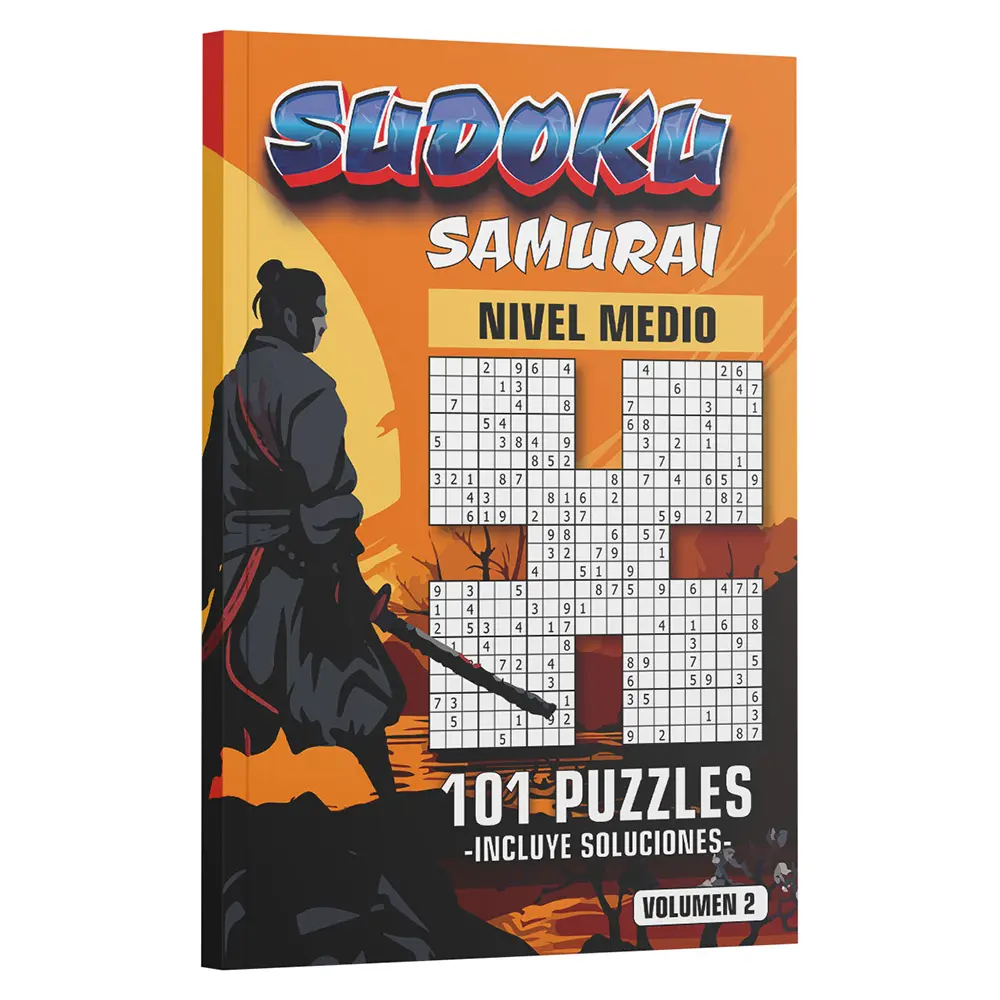 [B0DHHGG2DW] Sudoku Samurai | Medio | Volumen 2