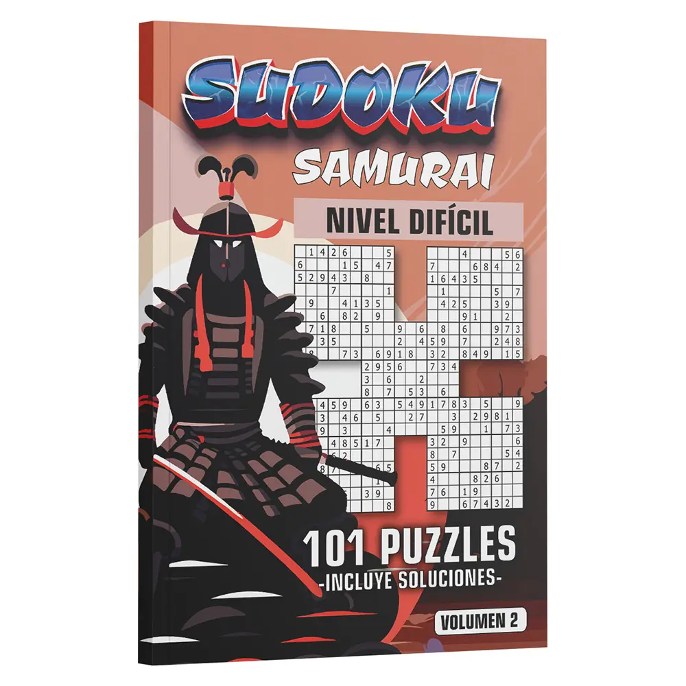 [B0DHHDV4BR] Sudoku Samurai | Difícil | Volumen 2