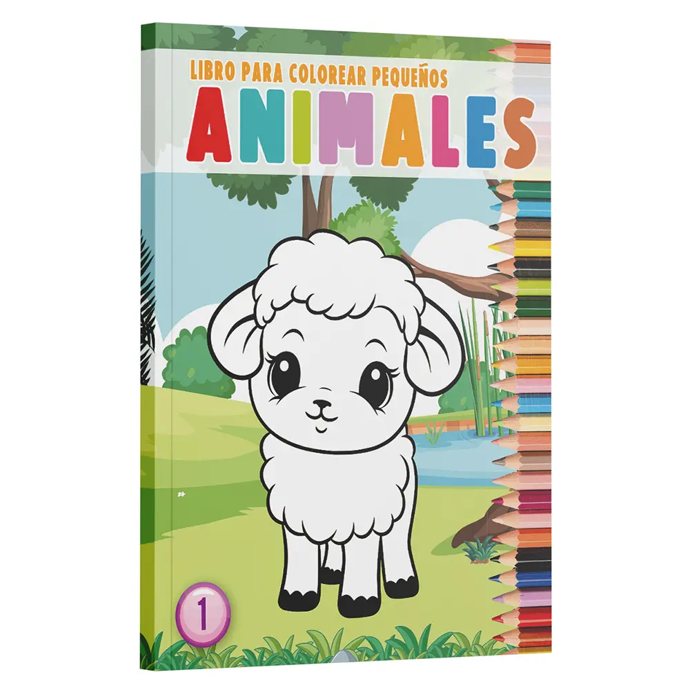 [B0CXM1X9BT] Colorear Pequeños Animales - Volumen 1