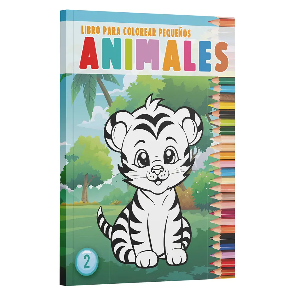 [B0CXLVP544] Colorear Pequeños Animales - Volumen 2