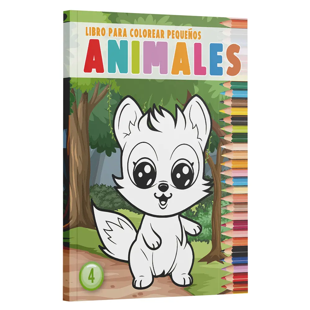 [B0CXMZ87LL] Colorear Pequeños Animales - Volumen 4