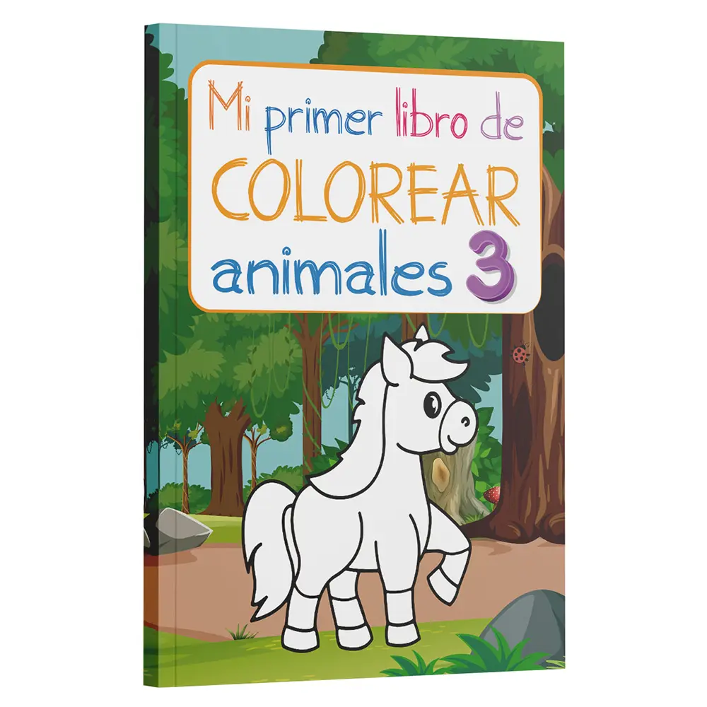 [B0C2RM91NV] Mi primer libro de colorear animales 3