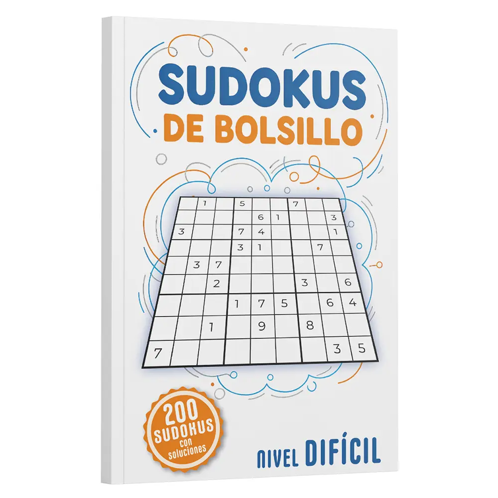 [B0G79TM99F] Sudoku de Bolsillo | Difícil | Volumen 2